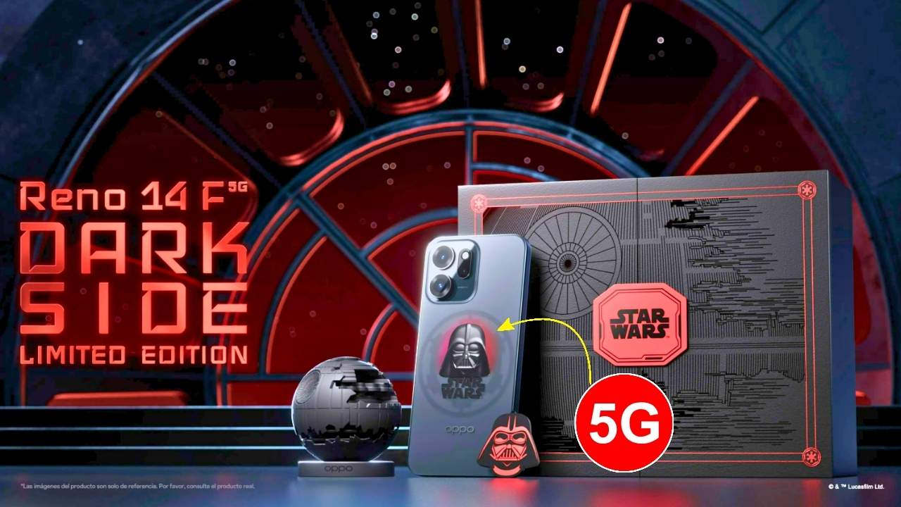 Oppo Reno 14F 5G Star Wars Edition 2025: Darth Vader Design, 512GB Storage & AMOLED Power